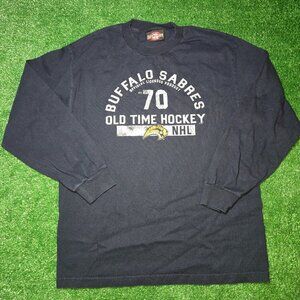 NHL Buffalo Sabres  Hockey Long Sleeved Tee Old Time Sports